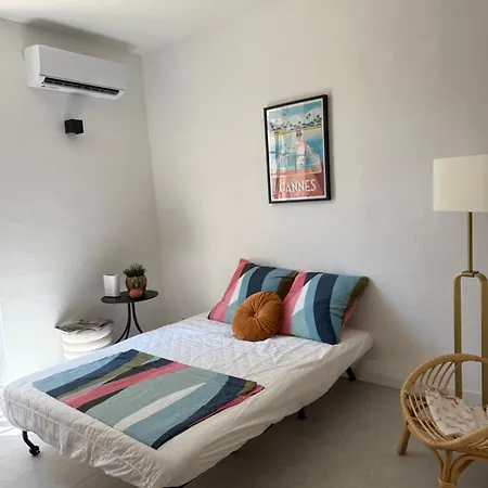 Lejlighed Superbe 2p, Clim, Terrasse Au Calme, A Pied Cannes